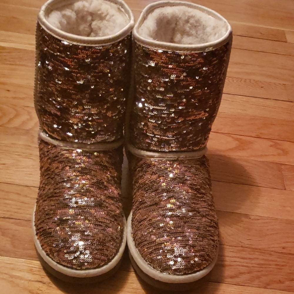 Sequined uggs